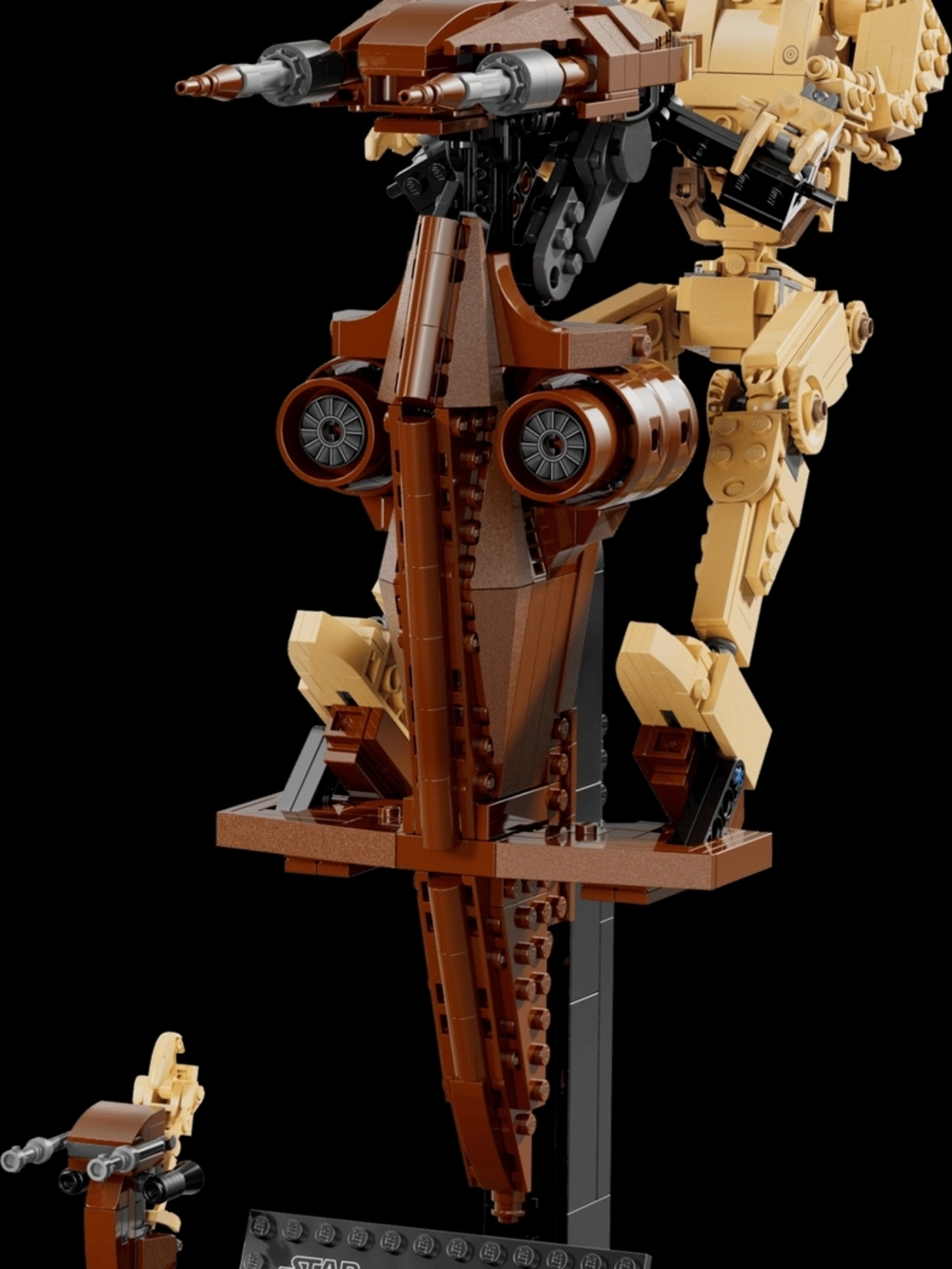 Generic 75428 Battle Droid with STAP Complete Set 1088 pcs | No Box